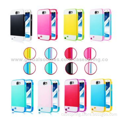 Double Color Silicone Mobile Phone Sets Ultra-thin Silicone Case for Samsung
